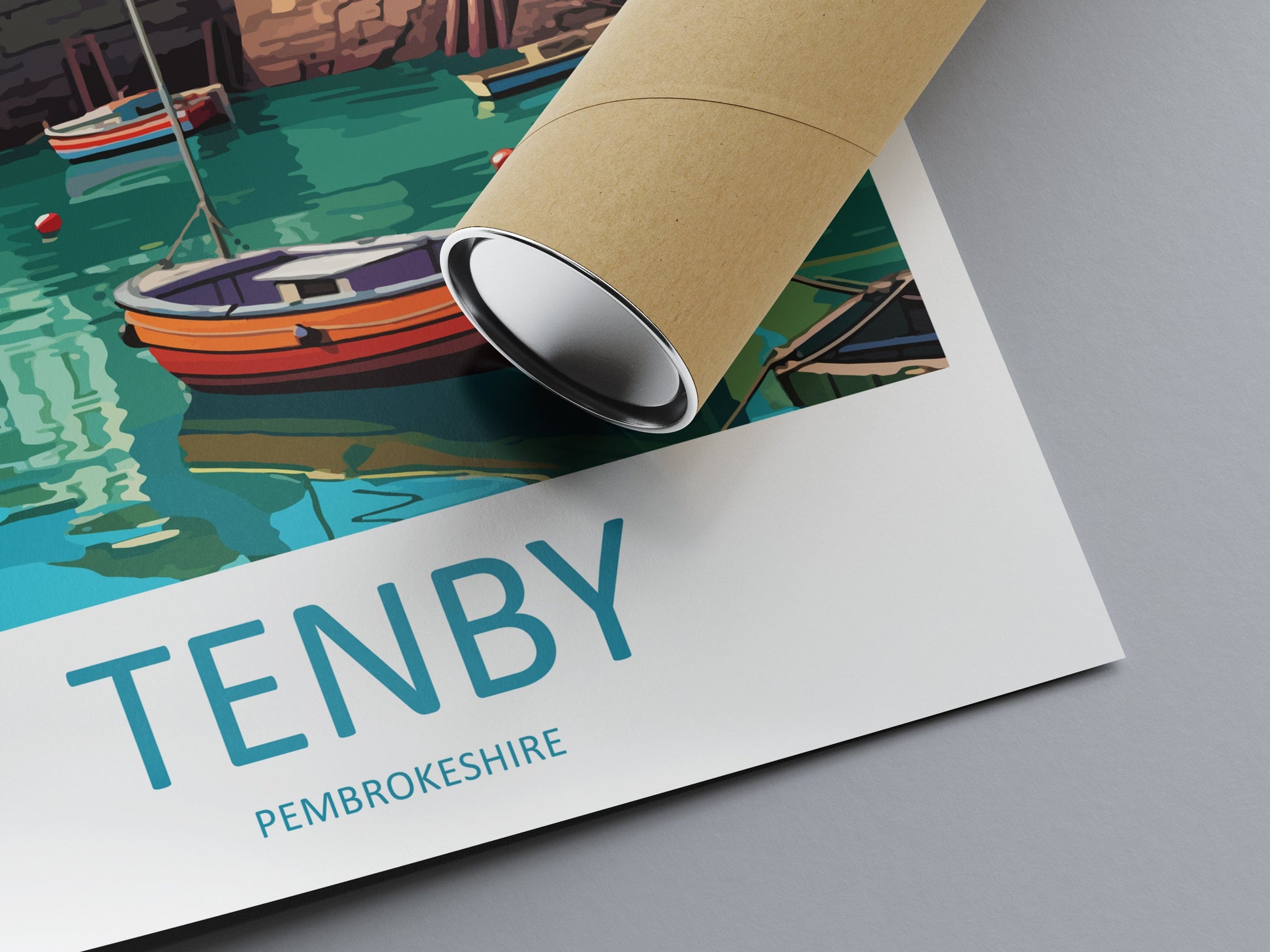 Tenby Print Tenby Home Décor Seascape Art Print Tenby Wall Art for Wales Enthusiast Gift Wall Hanging Tenby Wales Travel Gift Wall Poster