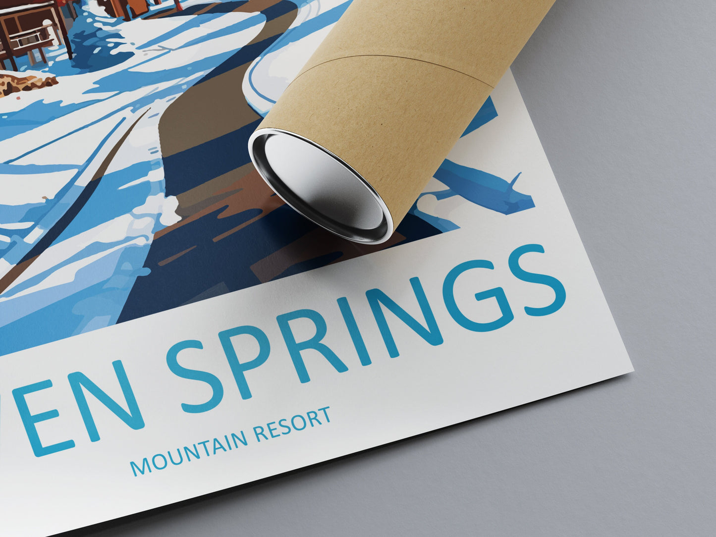 Seven Springs Resort Travel Print Wall Art Seven Springs Wall Hanging Home Décor Seven Springs Gift Art Lovers Pennsylvania Art