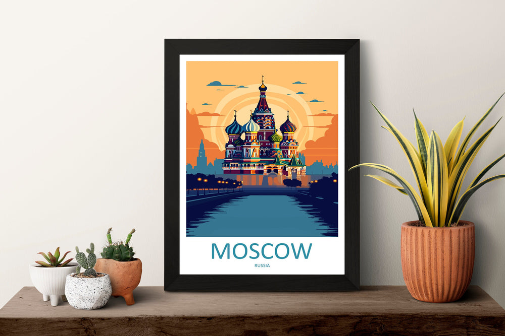 Moscow Print Moscow Home Decor Landscape Art Print Moscow Wall Art for Russia Enthusiast Gift Wall Hanging Moscow Russia Print