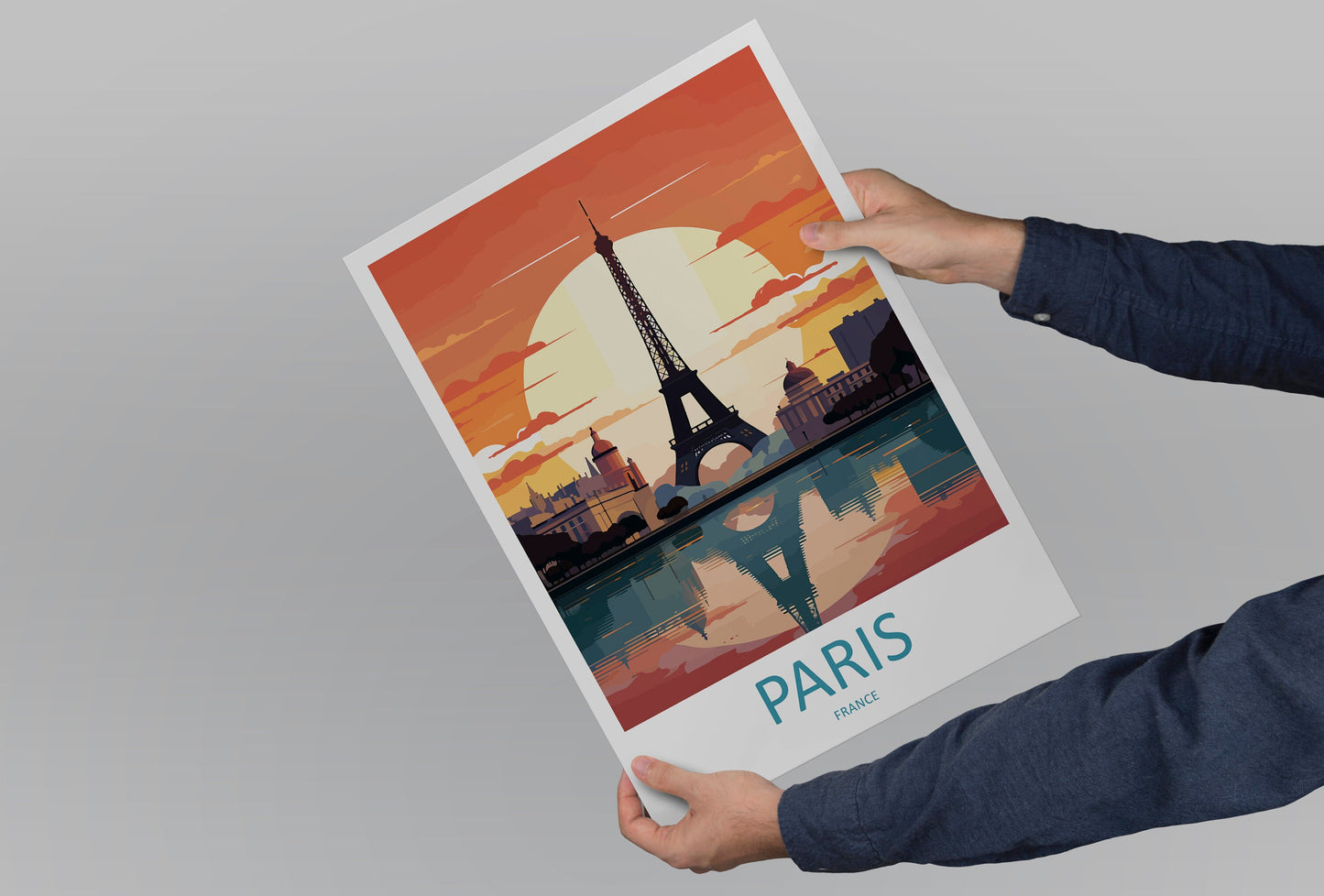 Paris Travel Print Wall Art Paris Wall Hanging Home Décor Paris Gift Art Lovers France Art Lover Gift Paris Print France Wall Art Décor