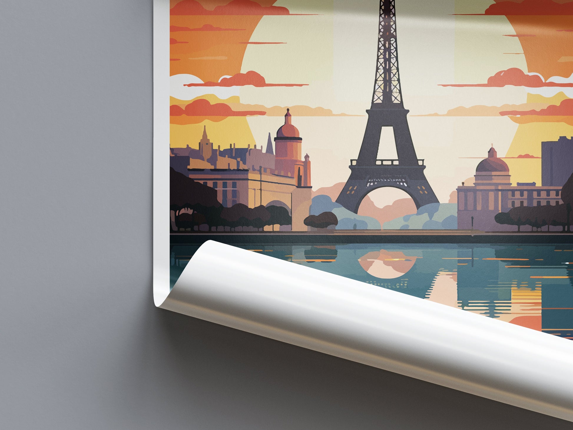 Paris Travel Print Wall Art Paris Wall Hanging Home Décor Paris Gift Art Lovers France Art Lover Gift Paris Print France Wall Art Décor