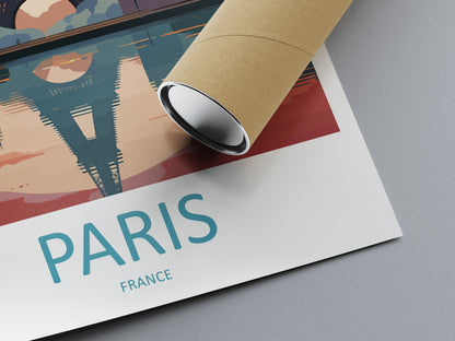 Paris Travel Print Wall Art Paris Wall Hanging Home Décor Paris Gift Art Lovers France Art Lover Gift Paris Print France Wall Art Décor