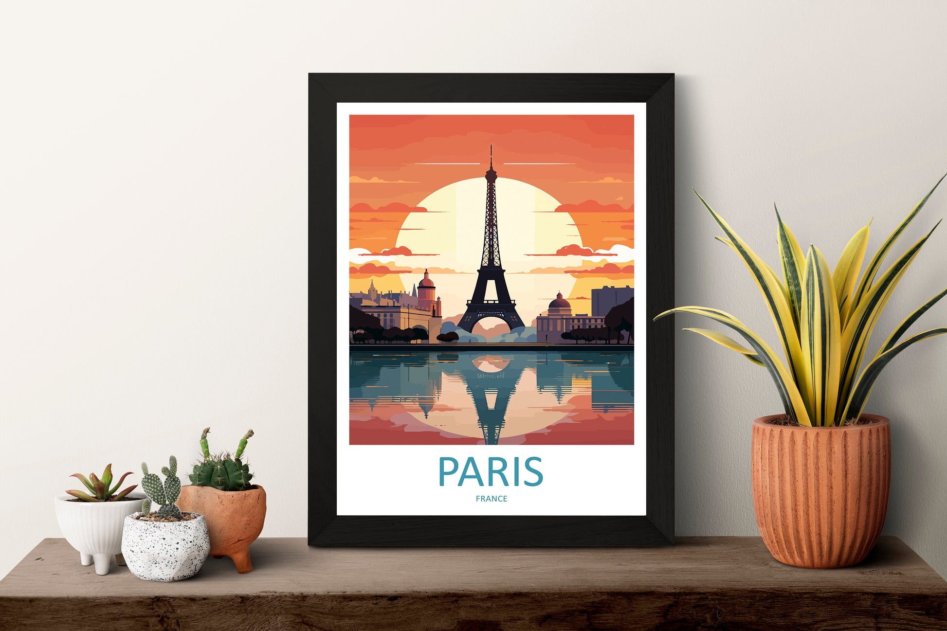 Paris Travel Print Wall Art Paris Wall Hanging Home Décor Paris Gift Art Lovers France Art Lover Gift Paris Print France Wall Art Décor