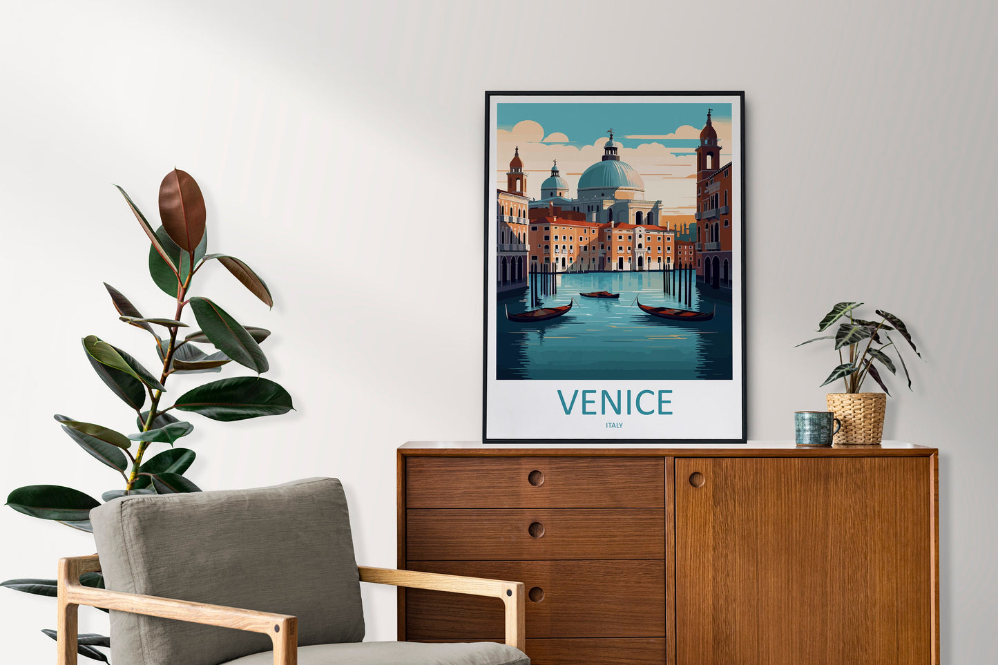 Venice Travel Print Wall Art Venice Italy Wall Hanging Home Decoration Venice Gift Art Lovers Wall Art Print Venice Italy St. Mark's Square
