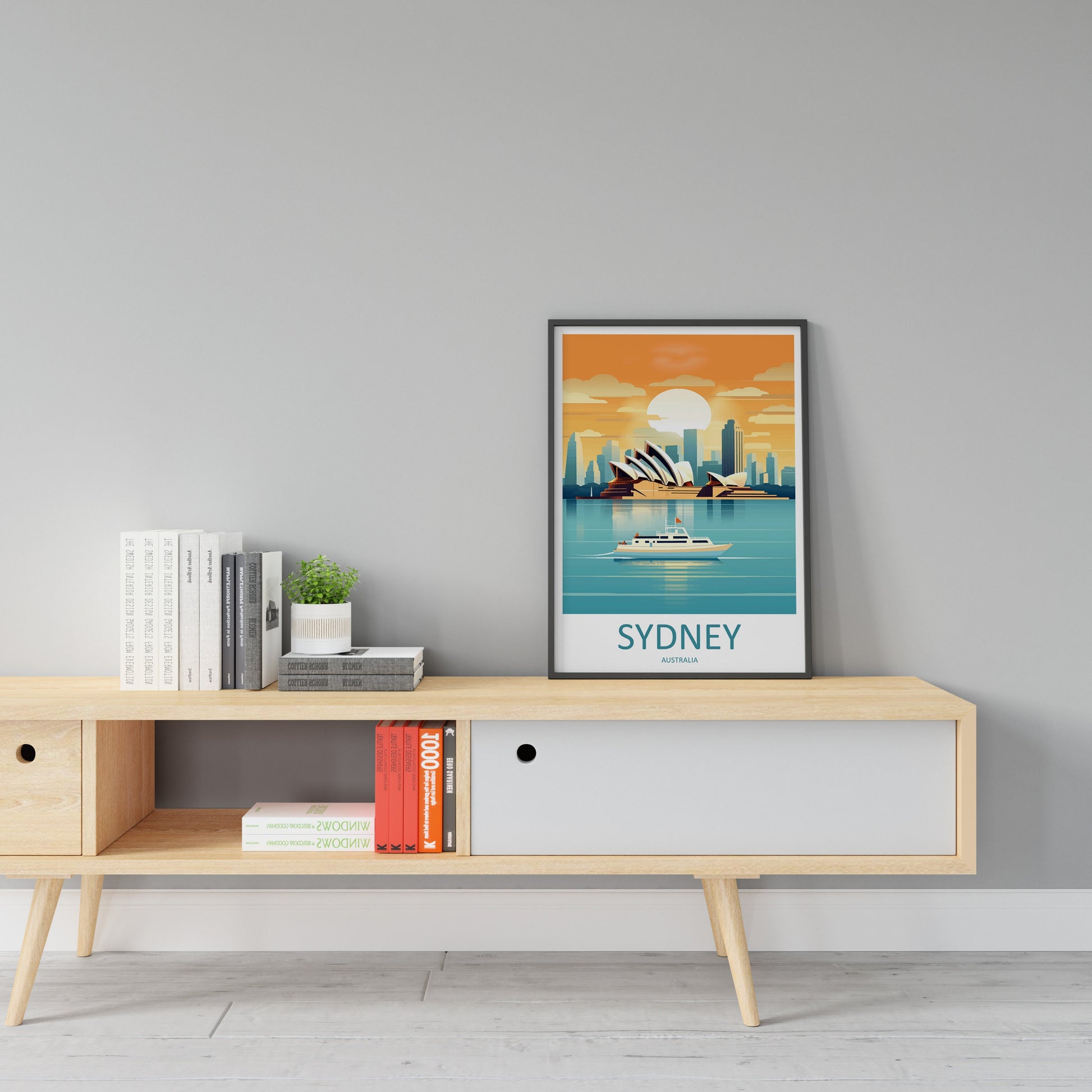 Sydney Opera House Travel Print Wall Art Sydney Wall Hanging Home Décor Sydney Gift Art Lovers Wall Art Australia Travel Print Opera House