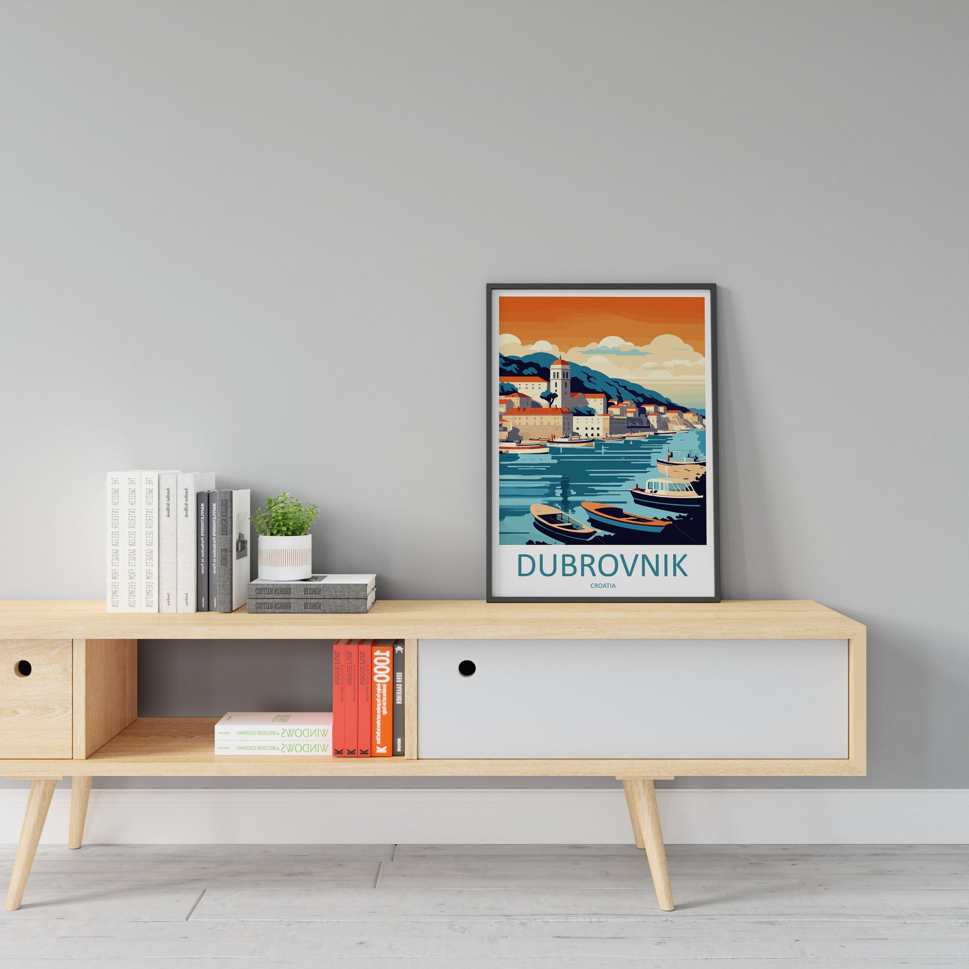 Dubrovnik Print Dubrovnik Home Decor Landscape Art Print Dubrovnik Wall Art for Croatia Enthusiast Gift Wall Hanging Dubrovnik Croatia Print
