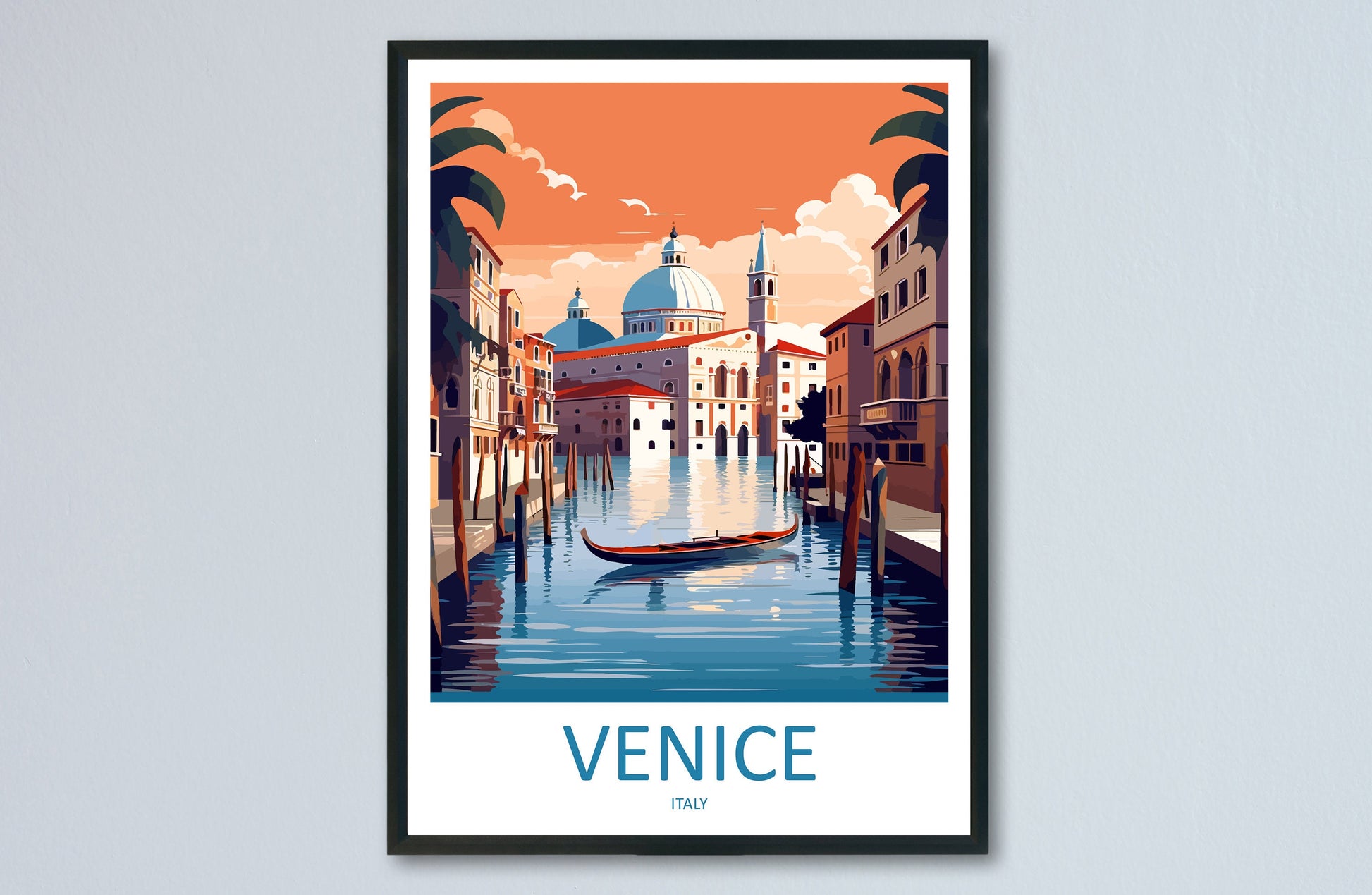 Venice Travel Print Wall Art Venice Italy Wall Hanging Home Decoration Venice Gift Art Lovers Wall Art Print Venice Italy St. Mark's Square