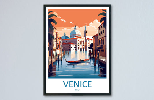 Venice Travel Print Wall Art Venice Italy Wall Hanging Home Decoration Venice Gift Art Lovers Wall Art Print Venice Italy St. Mark's Square