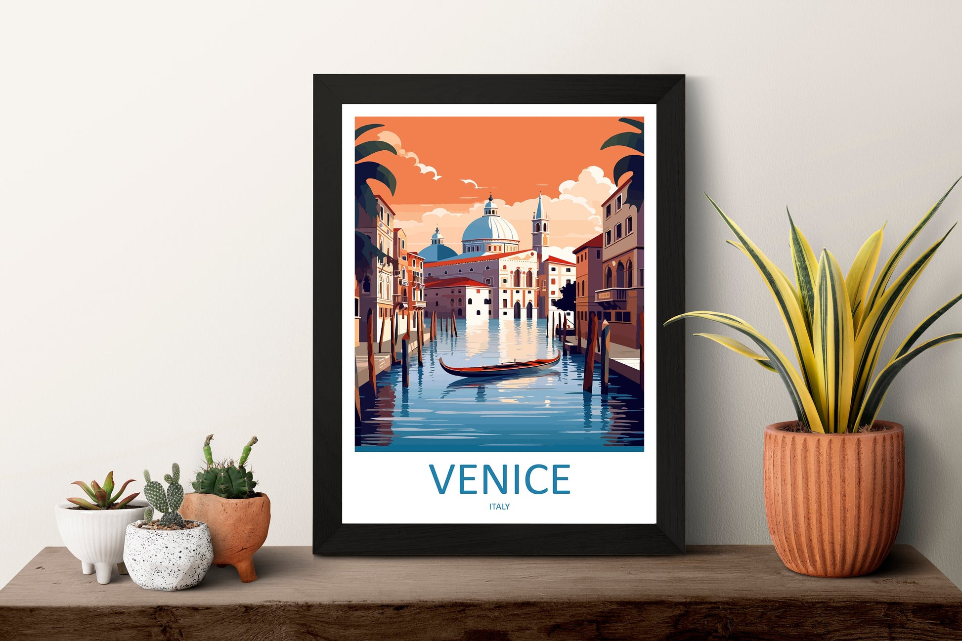 Venice Travel Print Wall Art Venice Italy Wall Hanging Home Decoration Venice Gift Art Lovers Wall Art Print Venice Italy St. Mark's Square