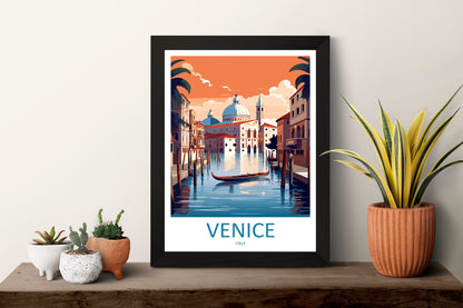 Venice Travel Print Wall Art Venice Italy Wall Hanging Home Decoration Venice Gift Art Lovers Wall Art Print Venice Italy St. Mark's Square