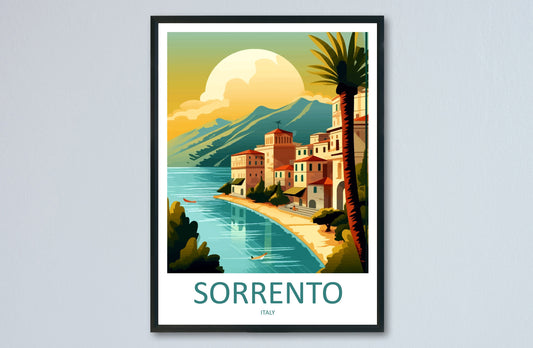 Sorrento Travel Print Wall Art Sorrento Wall Hanging Home Décor Sorrento Gift Art Lovers Italy Art Lover Gift Sorrento Print Sorrento Art