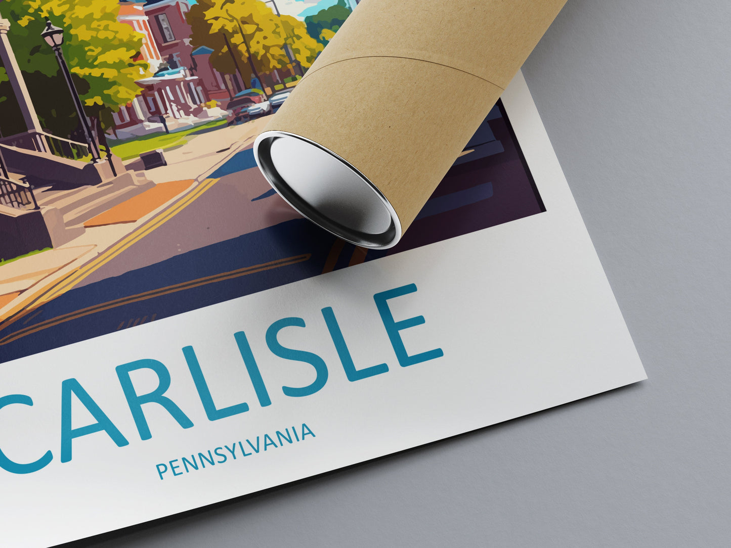 Carlisle Travel Print Wall Art Carlisle Wall Hanging Home Décor Carlisle Gift Art Lovers Pennsylvania Art Lover Travel Art