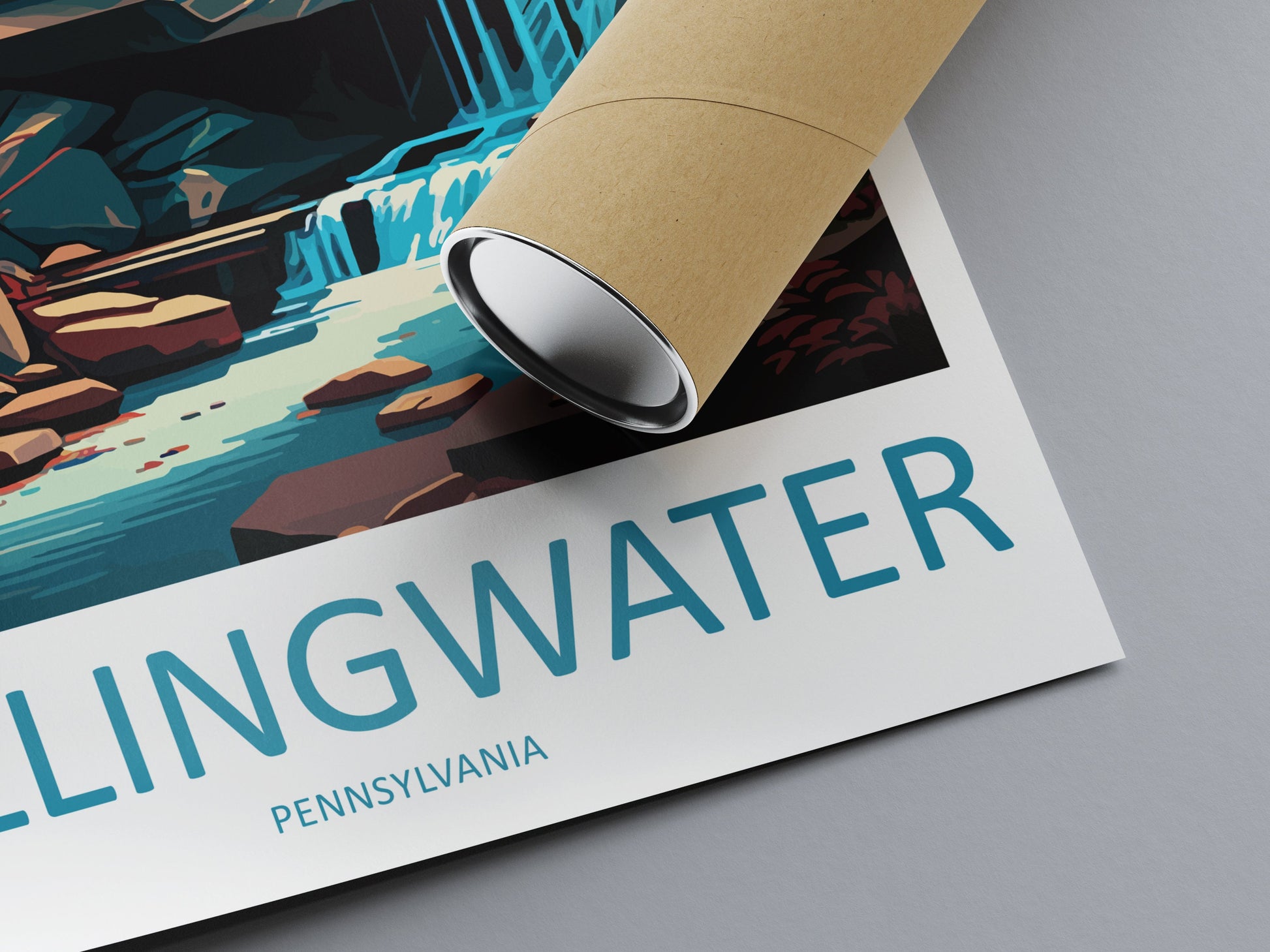 Fallingwater Travel Print Wall Art Fallingwater Wall Hanging Home Décor Fallingwater Gift Art Lovers Pennsylvania Art Lover Travel Art