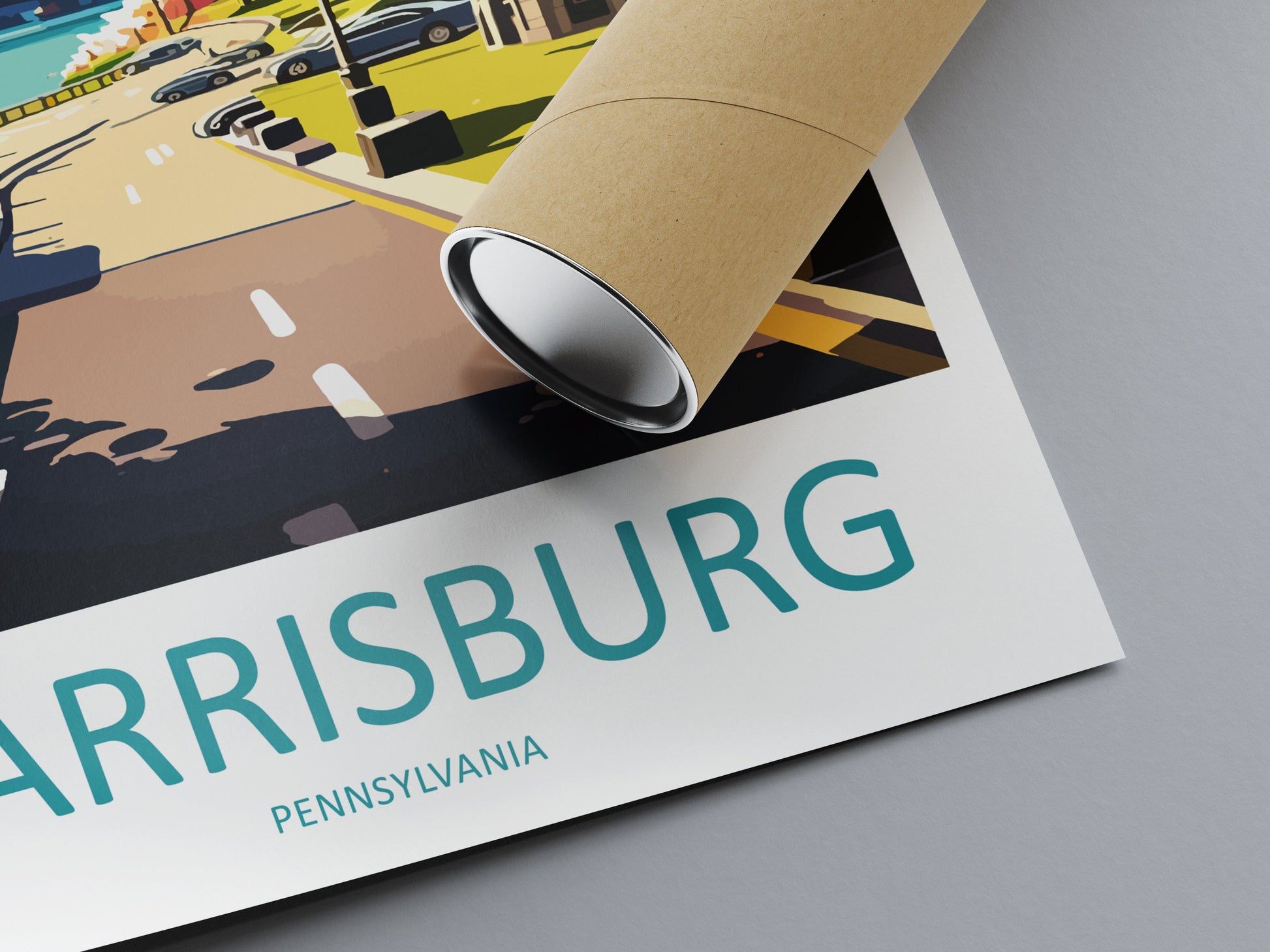 Harrisburg Travel Print Wall Art Harrisburg Wall Hanging Home Décor Harrisburg Gift Art Lovers Pennsylvania Art Lover Travel Art