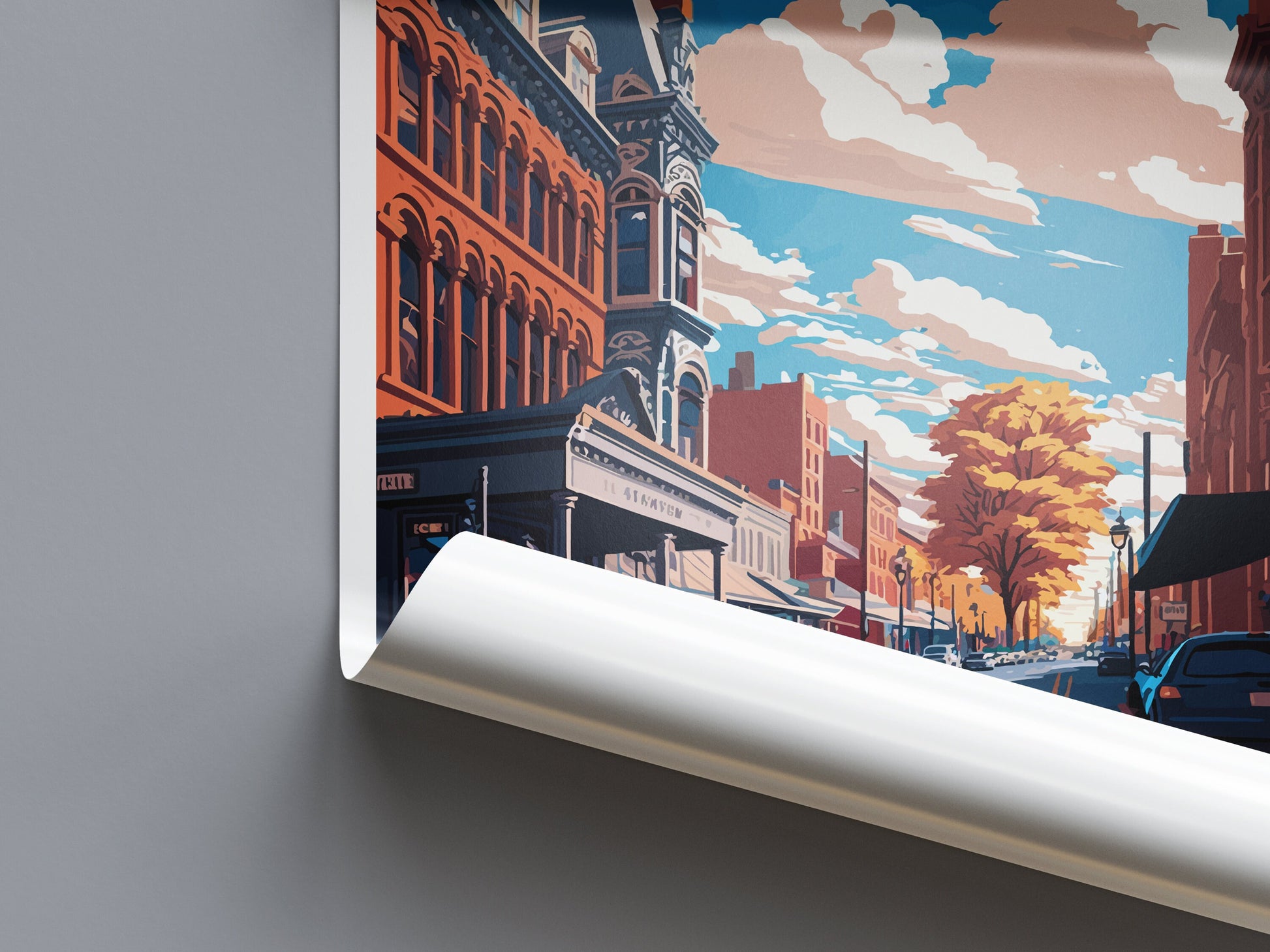 Lancaster County Travel Print Wall Art Lancaster County Wall Hanging Home Décor Lancaster County Gift Art Lovers Pennsylvania Art Lover