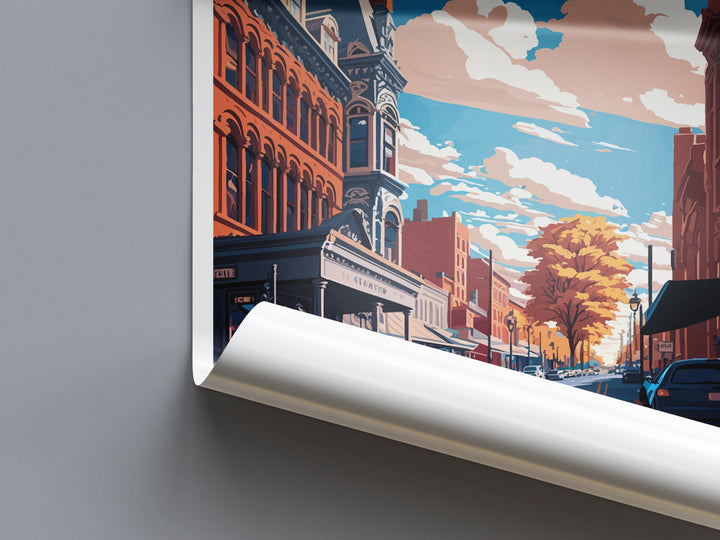 Lancaster County Travel Print Wall Art Lancaster County Wall Hanging Home Décor Lancaster County Gift Art Lovers Pennsylvania Art Lover
