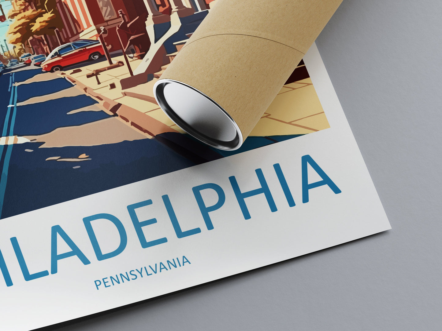 Philadelphia Travel Print Wall Art Philadelphia Wall Hanging Home Décor Philadelphia Gift Art Lovers Pennsylvania Art Lover Travel Poster