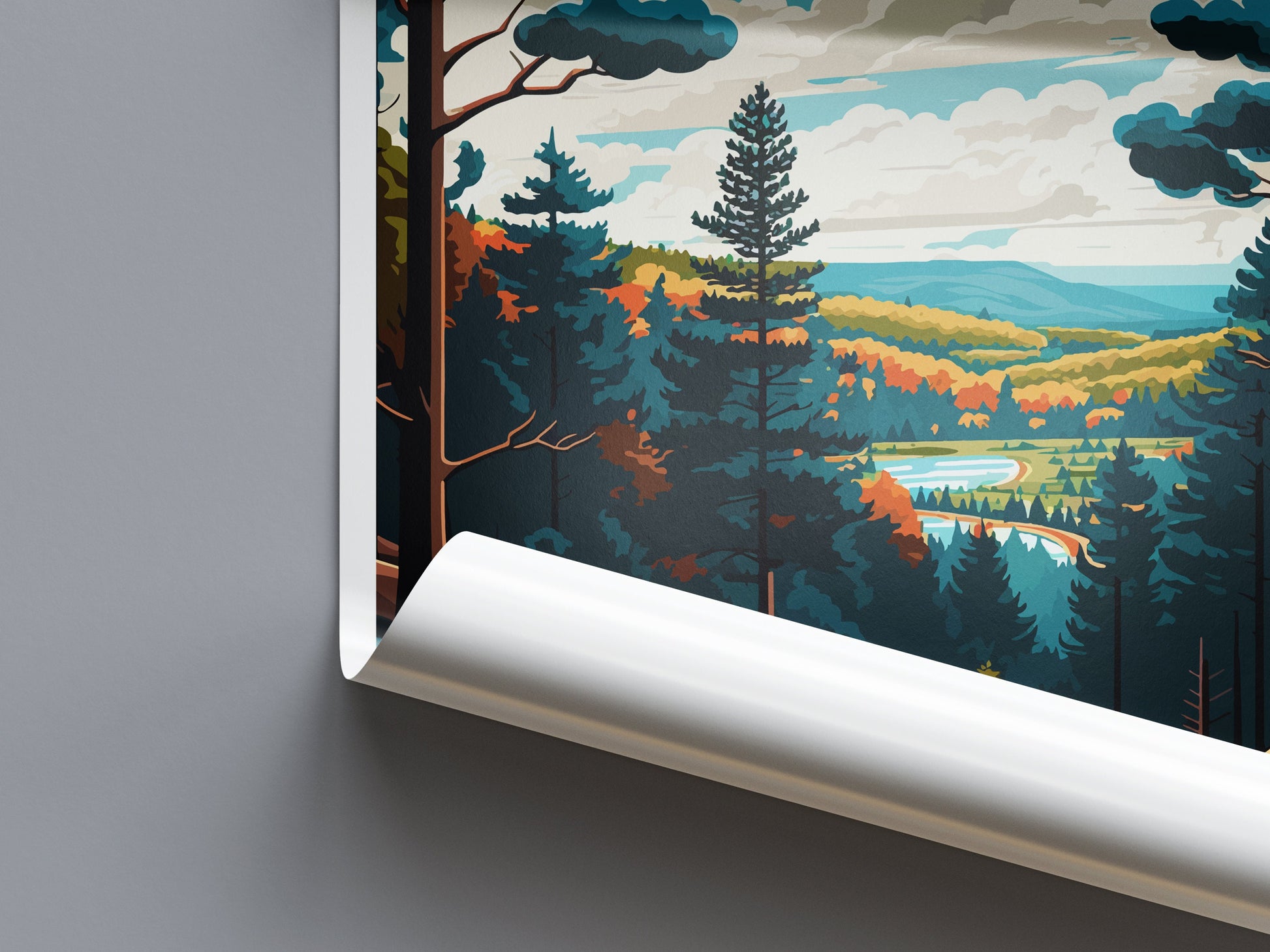 Rothrock State Forest Travel Print Wall Art Rothrock State Forest Wall Hanging Home Décor Rothrock State Forest Gift Art Lovers Pennsylvania