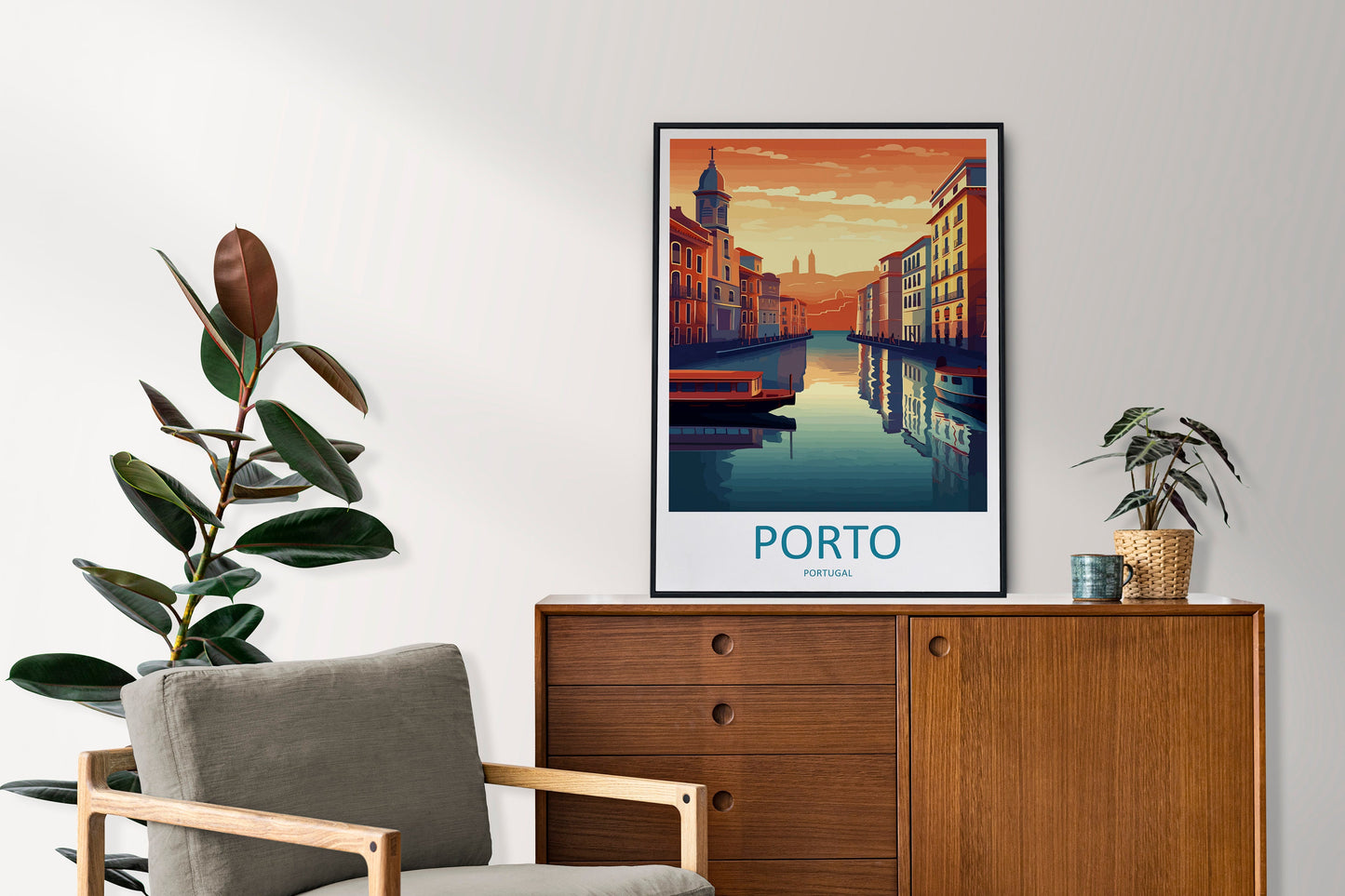 Porto Travel Print Wall Art Porto Wall Hanging Home Décor Porto Gift Art Lovers Portugal Art Lover Gift Porto Wall Décor Porto Travel Art