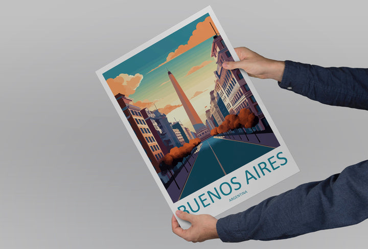 Buenos Aires Travel Print Wall Art Buenos Aires Wall Hanging Home Décor Buenos Aires Gift Art Lovers Argentina Art Lover Gift Buenos Aires