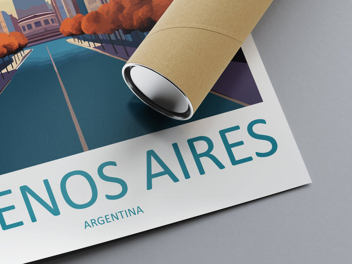 Buenos Aires Travel Print Wall Art Buenos Aires Wall Hanging Home Décor Buenos Aires Gift Art Lovers Argentina Art Lover Gift Buenos Aires