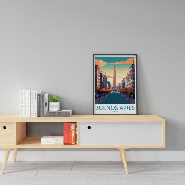 Buenos Aires Travel Print Wall Art Buenos Aires Wall Hanging Home Décor Buenos Aires Gift Art Lovers Argentina Art Lover Gift Buenos Aires
