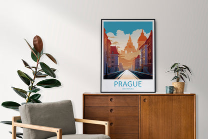 Prague Travel Print Wall Art Prague Wall Hanging Home Décor Prague Gift Art Lovers Czech Republic Art Lover Gift Prague Art Decor