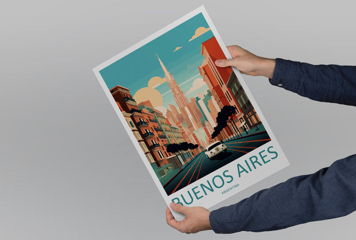 Buenos Aires Travel Print Wall Art Buenos Aires Wall Hanging Home Décor Buenos Aires Gift Art Lovers Argentina Art Lover Gift Buenos Aires