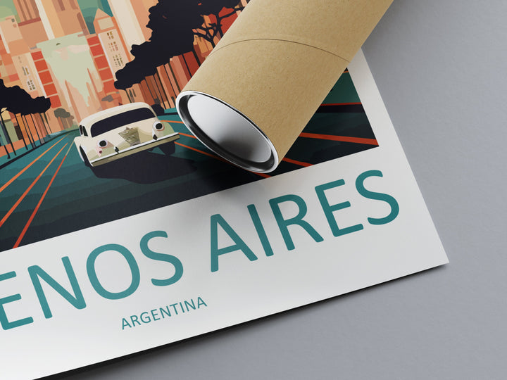 Buenos Aires Travel Print Wall Art Buenos Aires Wall Hanging Home Décor Buenos Aires Gift Art Lovers Argentina Art Lover Gift Buenos Aires