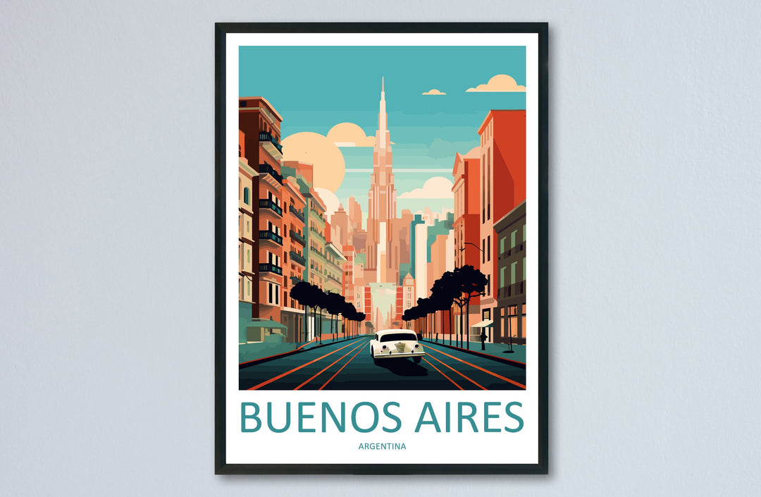 Buenos Aires Travel Print Wall Art Buenos Aires Wall Hanging Home Décor Buenos Aires Gift Art Lovers Argentina Art Lover Gift Buenos Aires