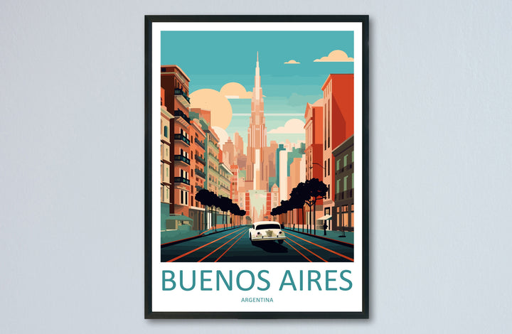 Buenos Aires Travel Print Wall Art Buenos Aires Wall Hanging Home Décor Buenos Aires Gift Art Lovers Argentina Art Lover Gift Buenos Aires