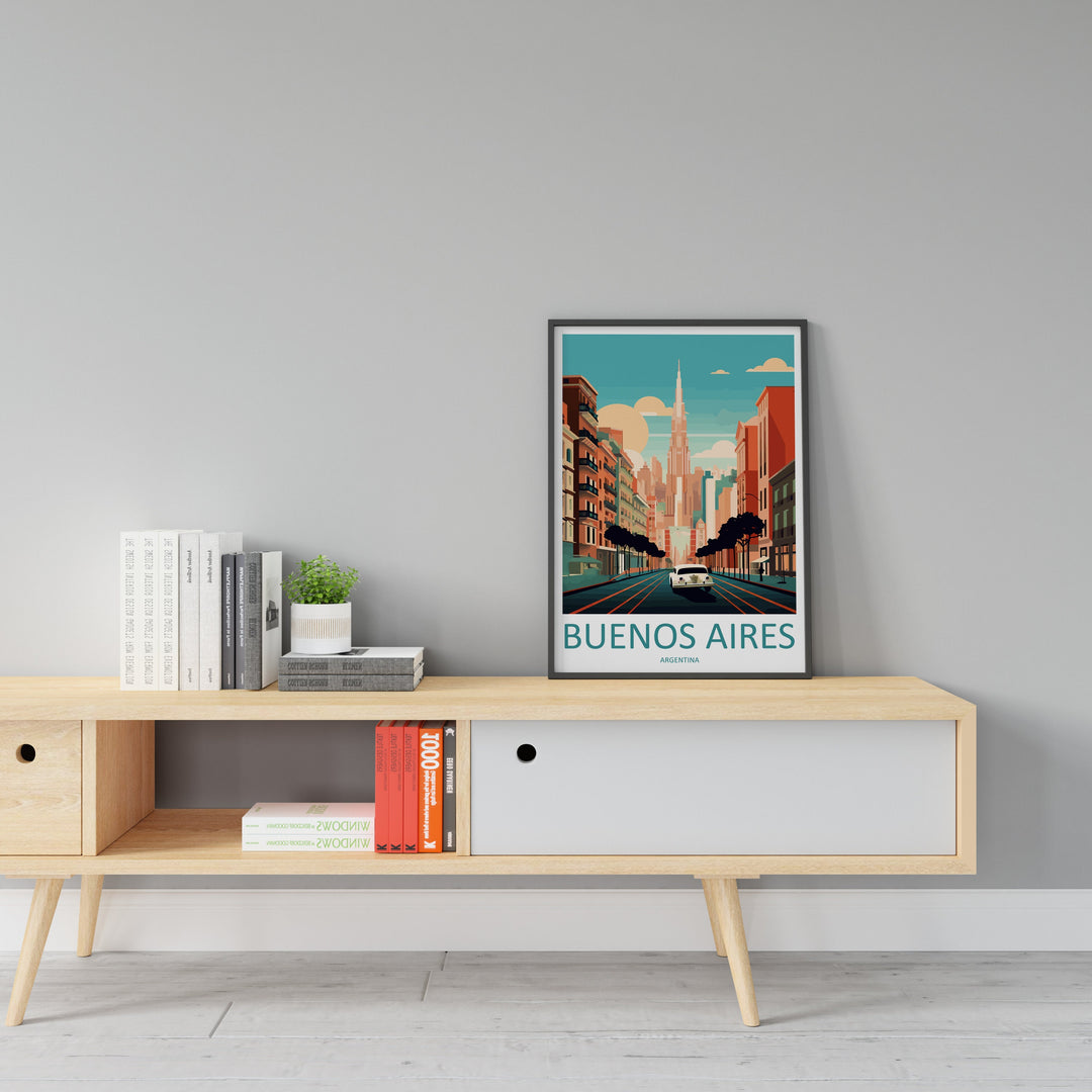 Buenos Aires Travel Print Wall Art Buenos Aires Wall Hanging Home Décor Buenos Aires Gift Art Lovers Argentina Art Lover Gift Buenos Aires