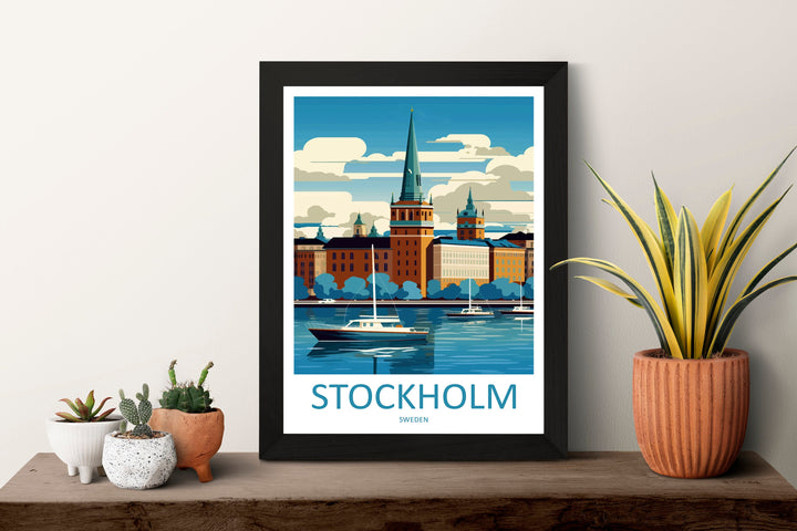 Stockholm Print Stockholm Home Décor Sweden Art Print Stockholm Wall Print For Sweden Gift Wall Hanging Stockholm Home Decor Artwork Swedish