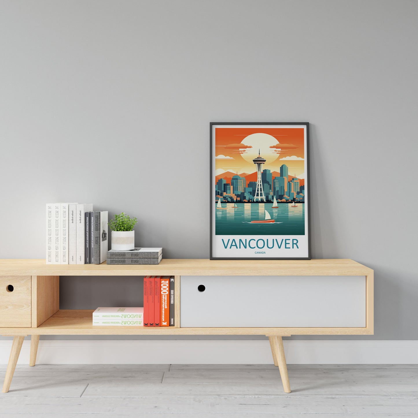 Vancouver Travel Print Wall Art Vancouver Canada Wall Hanging Home Decoration Vancouver Gift Art Lovers Wall Art Print Vancouver Canada Art