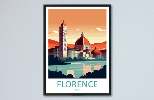 Florence Travel Print Wall Art Florence Italy Wall Hanging Home Decoration Florence Gift Art Lovers Wall Art Print Florence Italy Wall Print