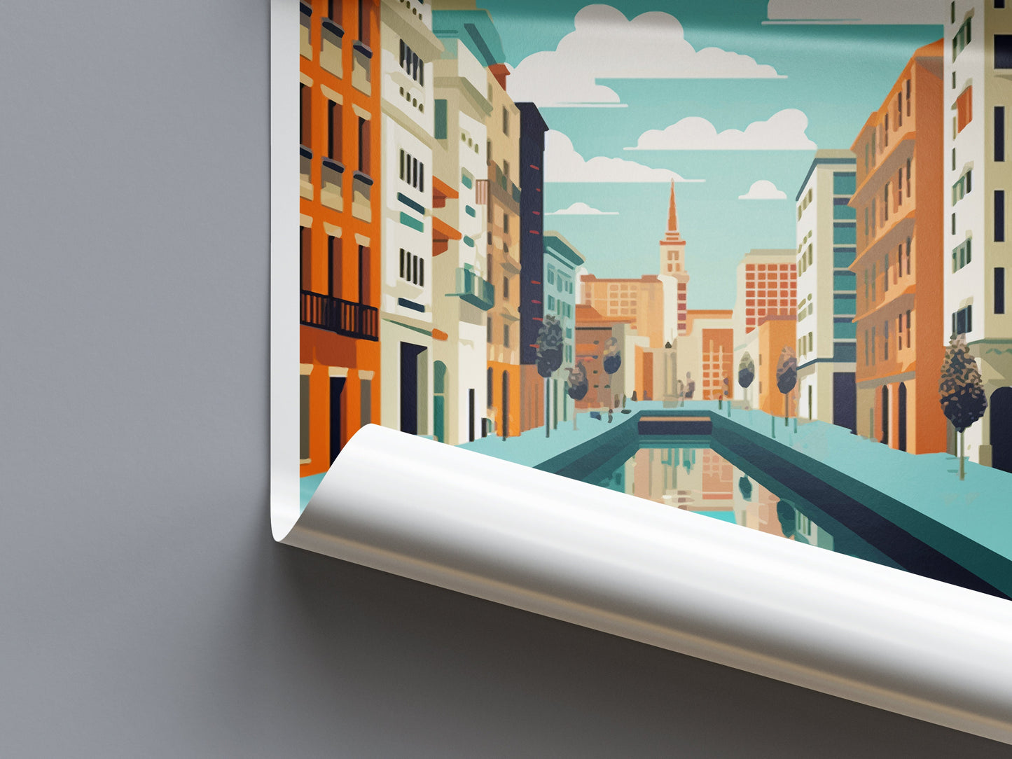 Bilbao Travel Print Wall Art Bilbao Wall Hanging Home Décor Bilbao Gift Art Lovers Spain Art Lover Gift Bilbao Wall Décor Bilbao Spain Print