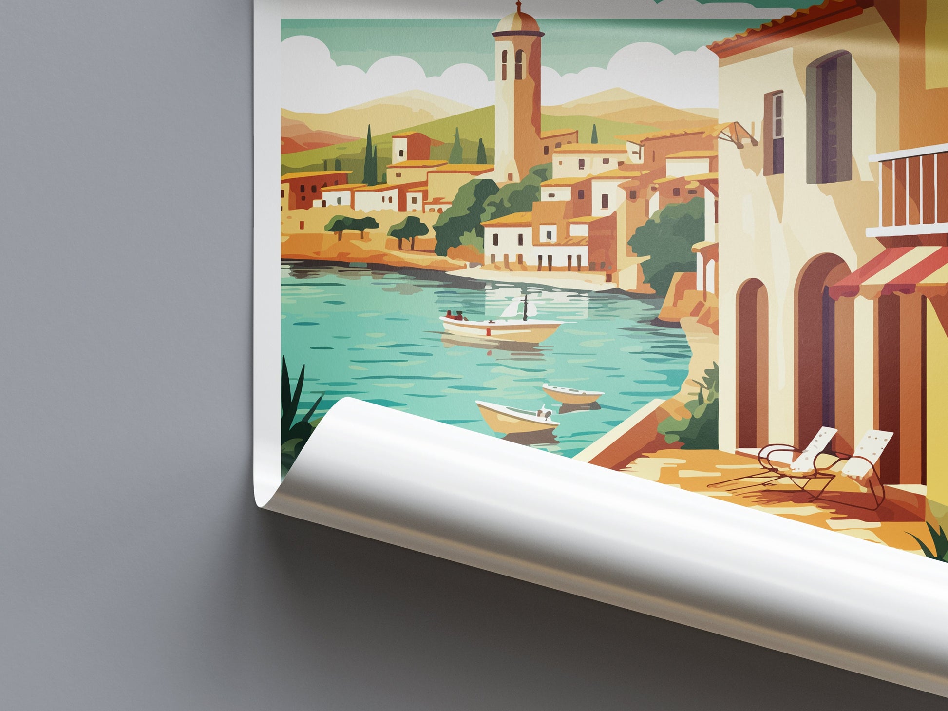 Costa Brava Travel Print Wall Art Costa Brava Wall Hanging Home Décor Costa Brava Gift Art Lovers Spain Art Lover Gift Costa Brava Art Print