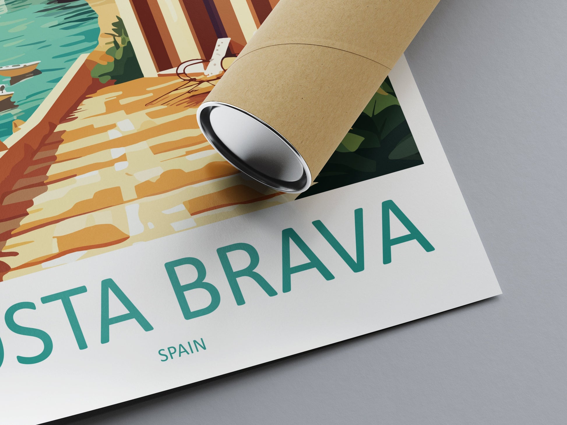 Costa Brava Travel Print Wall Art Costa Brava Wall Hanging Home Décor Costa Brava Gift Art Lovers Spain Art Lover Gift Costa Brava Art Print