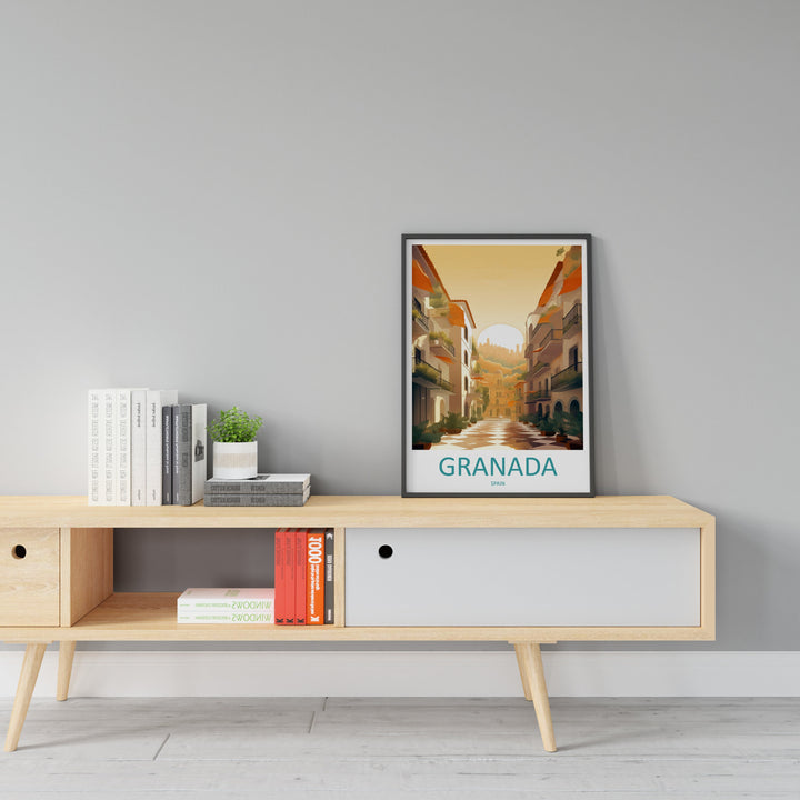 Granada Travel Print Wall Art Granada Wall Hanging Home Décor Granada Gift Art Lovers Spain Art Lover Gift Granada Wall Décor Granada Art