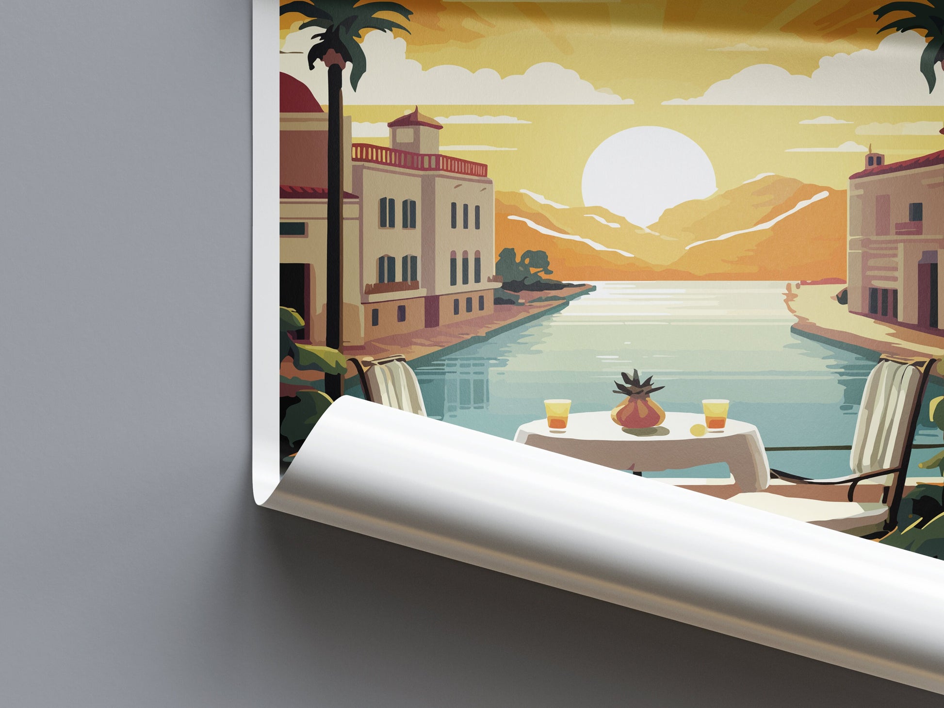 Malaga Travel Print Wall Art Malaga Wall Hanging Home Décor Malaga Gift Art Lovers Spain Art Lover Gift Malaga Wall Décor Malaga Spain Decor