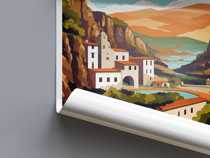 Ronda Travel Print Wall Art Ronda Wall Hanging Home Décor Ronda Gift Art Lovers Spain Art Lover Gift Ronda Print Spain Wall Art