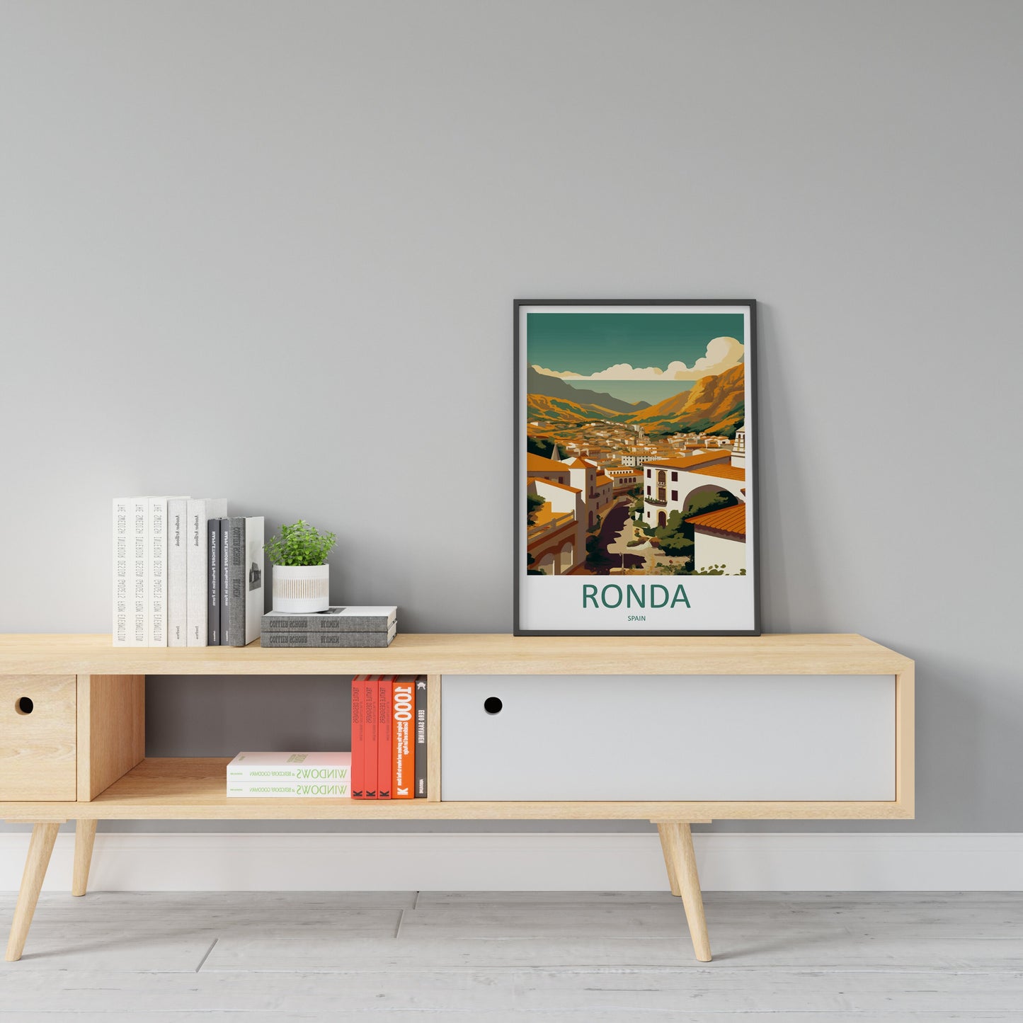 Ronda Travel Print Wall Art Ronda Wall Hanging Home Décor Ronda Gift Art Lovers Spain Art Lover Gift Ronda Print Spain Wall Art