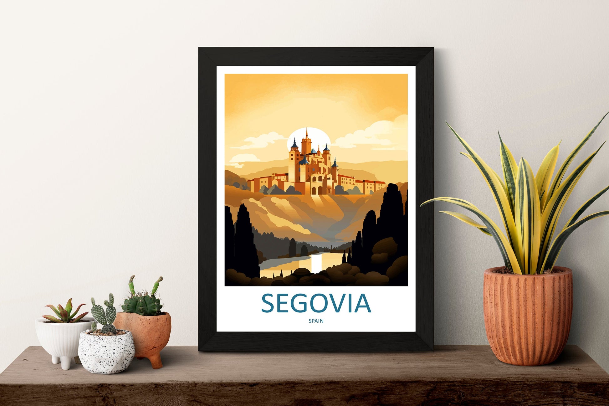 Segovia Travel Print Wall Art Segovia Wall Hanging Home Décor Segovia Gift Art Lovers Spain Art Lover Gift Segovia Print Spain Wall Art