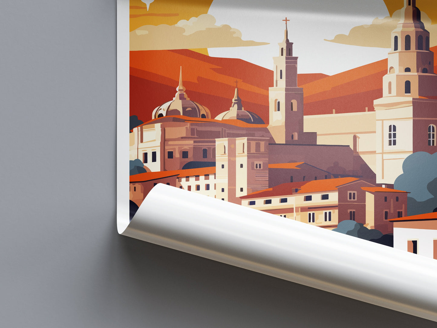 Toledo Travel Print Wall Art Toledo Wall Hanging Home Décor Toledo Gift Art Lovers Spain Art Lover Gift Toledo Print Spain Wall Art
