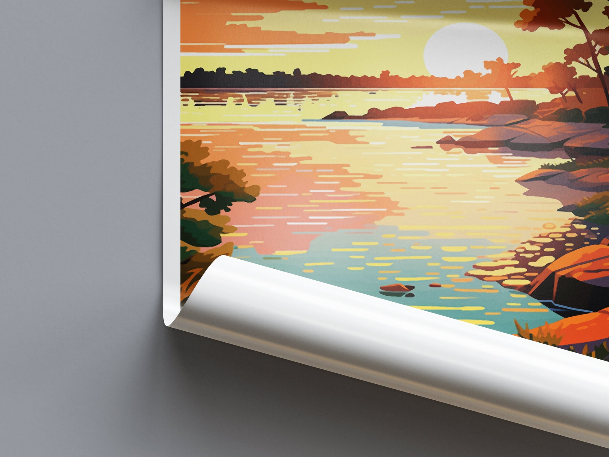 Lake Tawakoni Travel Print Wall Art Lake Tawakoni Wall Hanging Home Décor Lake Tawakoni Gift Art Lovers Texas Art Lover Gift Texas