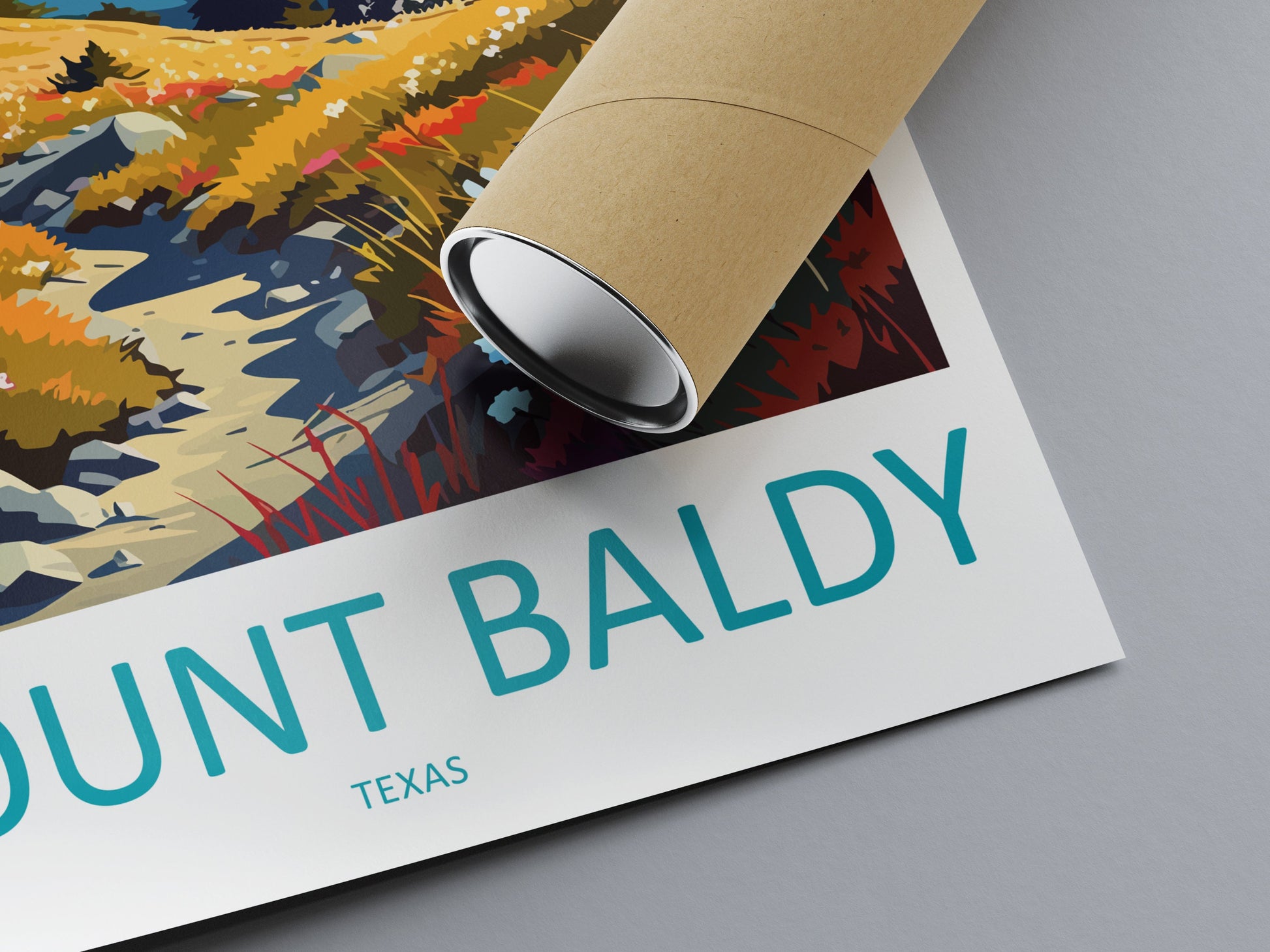 Mount Baldy Travel Print Wall Art Mount Baldy Wall Hanging Home Décor Mount Baldy Gift Art Lovers Texas Art Lover Gift Texas