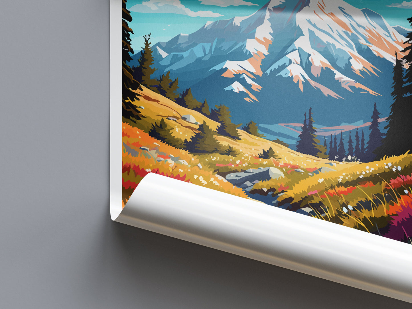 Mount Baldy Travel Print Wall Art Mount Baldy Wall Hanging Home Décor Mount Baldy Gift Art Lovers Texas Art Lover Gift Texas