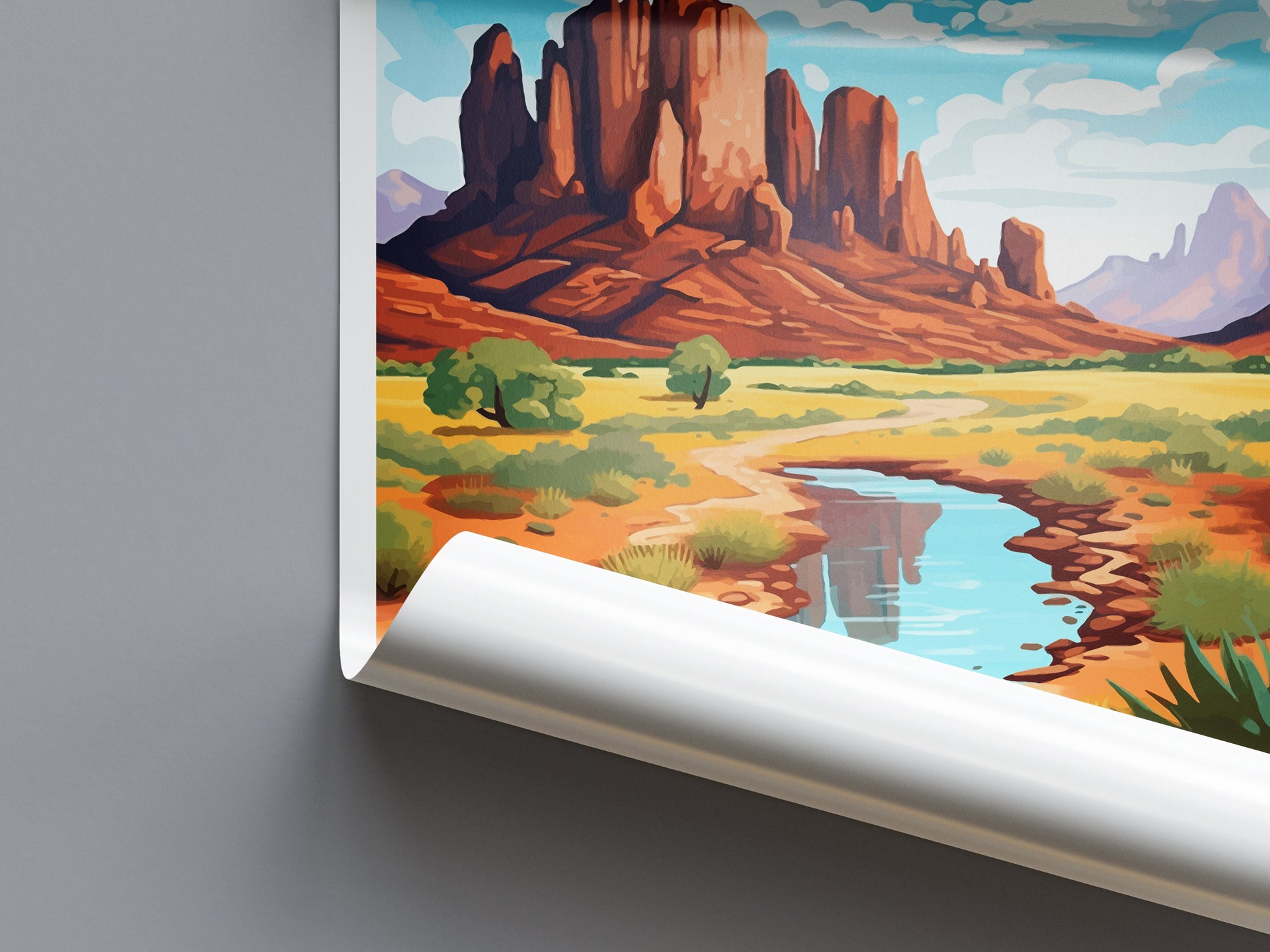 Mount Sinai Travel Print Wall Art Mount Sinai Wall Hanging Home Décor Mount Sinai Gift Art Lovers Texas Art Lover Gift Texas