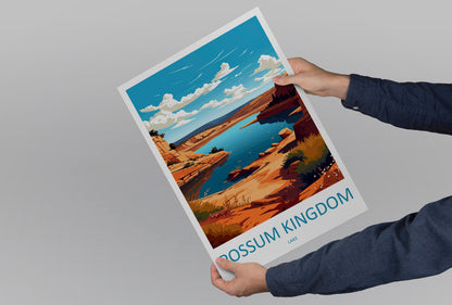 Possum Kingdom Lake Travel Print Wall Art Possum Kingdom Lake Wall Hanging Home Décor Possum Kingdom Lake Gift Art Lovers Texas Art Lover
