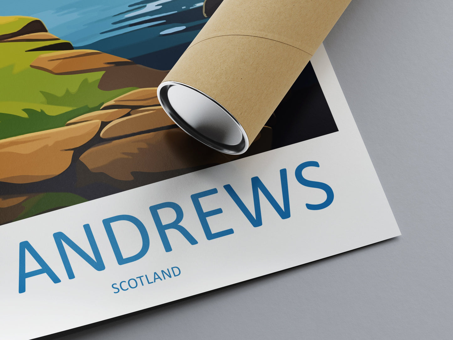 St Andrews Golf Course Travel Print Wall Art St Andrews Wall Hanging Home Décor St Andrews Gift Art Lovers Scotland Art Lover Gift St Andrew